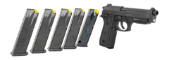 Taurus PT92 9mm Luger 5" 17+1 DA/SA Semi-Auto Pistol - 6 Magazines — view 3