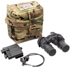 AGM Global Vision UNVG NW1 Gen 2+ Level 1 White Phosphor Night Vision Goggles - Black — view 3