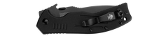 Kershaw 6044TBLK CQC-8K 3.50" Folding American Tanto Plain 8Cr14MoV Black Oxide - Black G10 — view 3