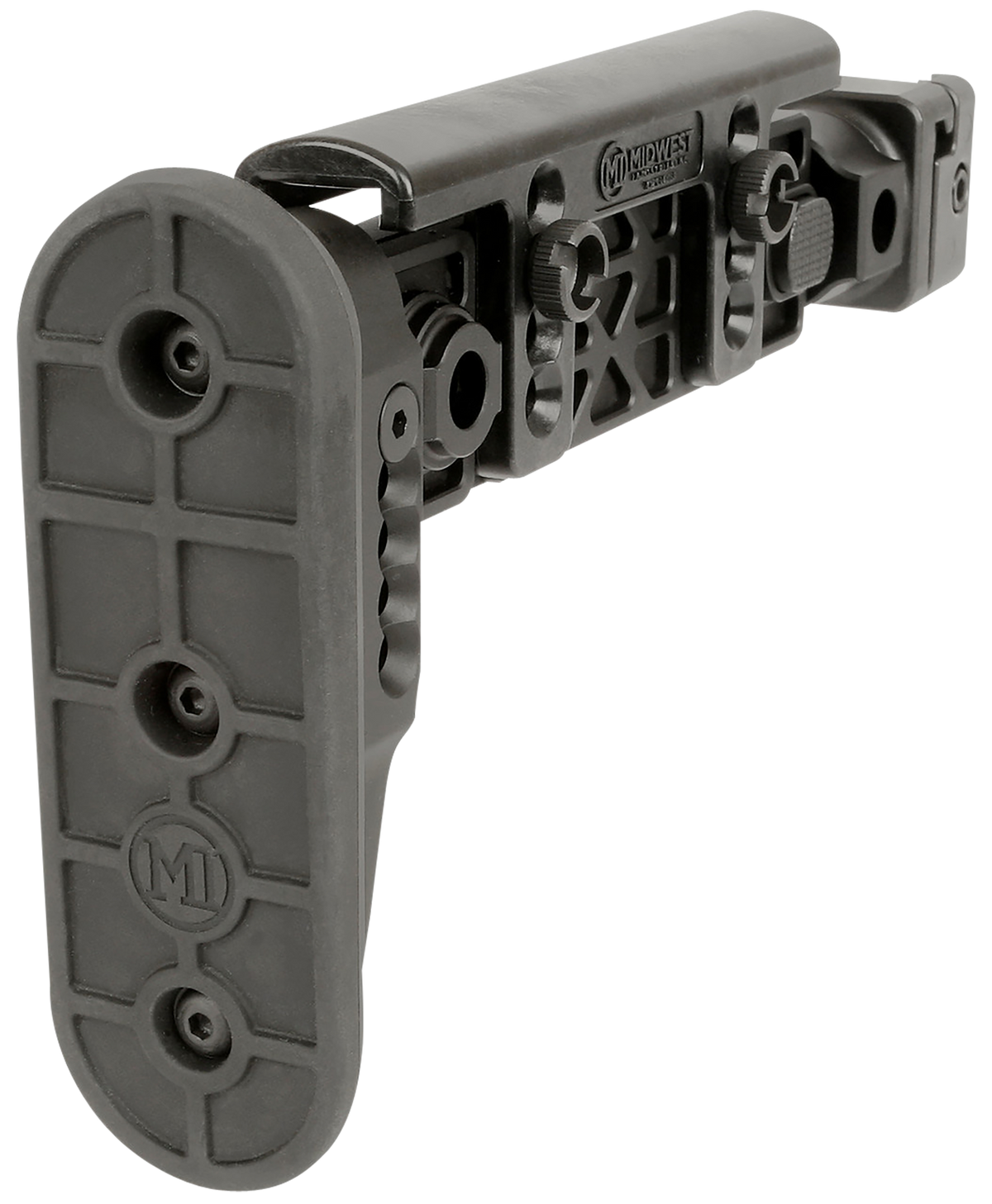 Midwest Industries Alpha Series AK 1913 Side Folding Stock - Black — view 3