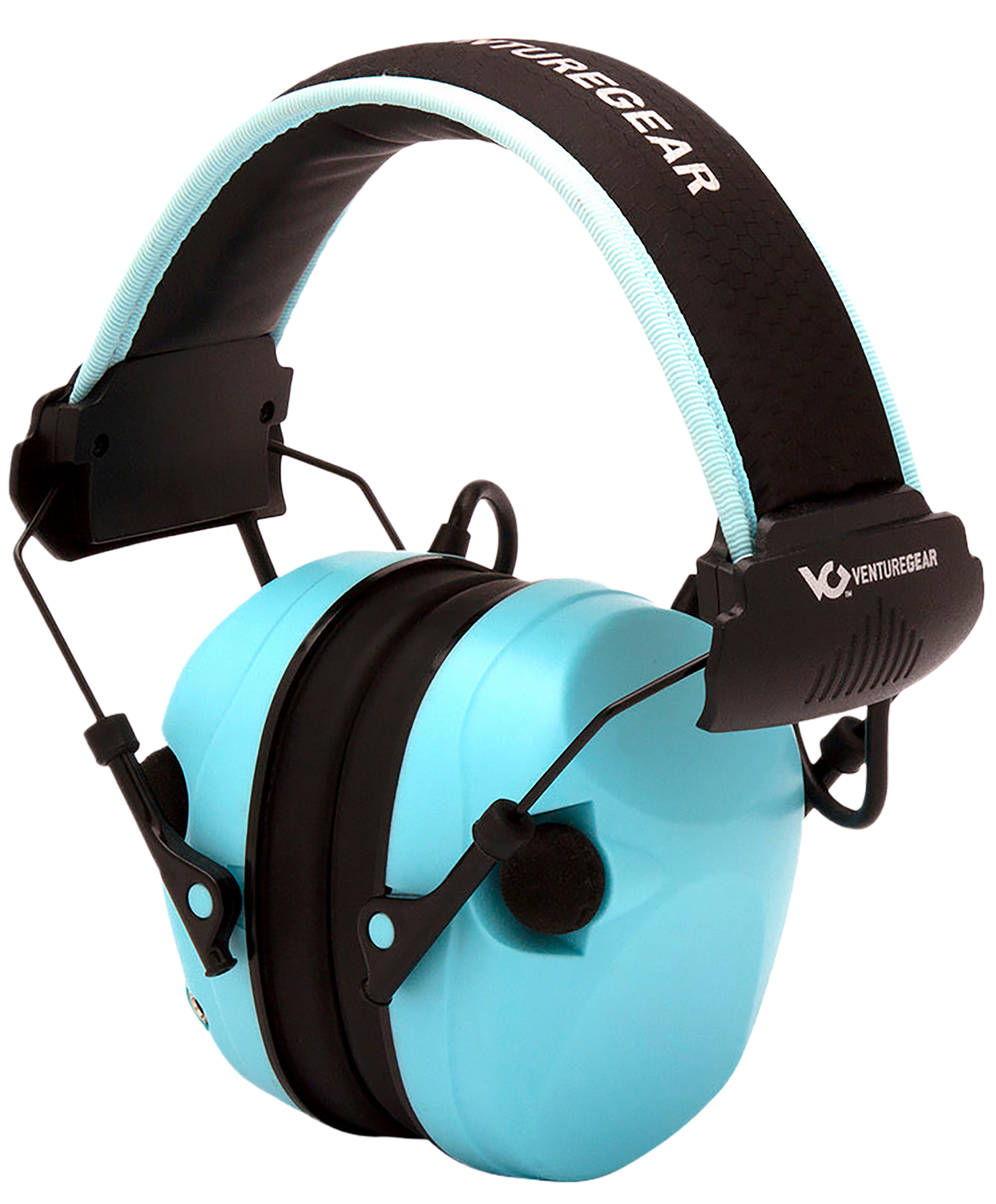 Pyramex Venture Gear Sentinel Electronic Muff 26 dB NRR Over the Head Powder Blue/Black — view 3