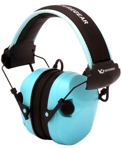 Pyramex Venture Gear Sentinel Electronic Muff 26 dB NRR Over the Head Powder Blue/Black — view 3