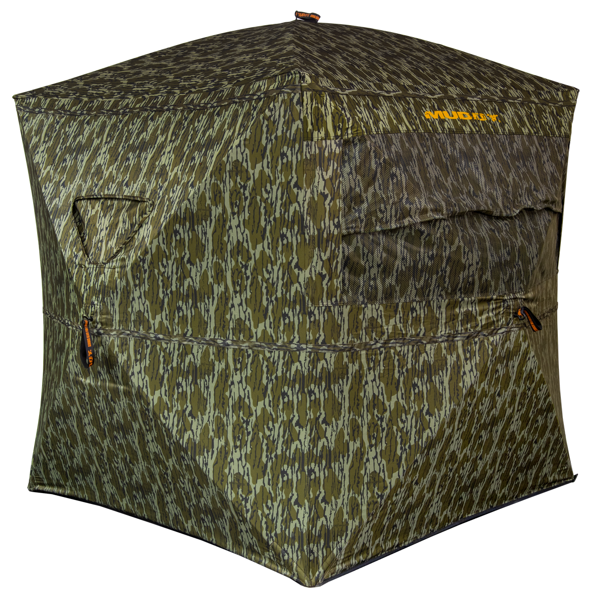 Muddy Infinity Evo 58x58 3-Person Ground Blind - Mossy Oak Bottomland — view 3