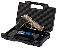Beretta 92XI SAO 9mm Luger 4.7" 18+1 Semi-Auto Pistol - Desert DPM Cerakote — view 3