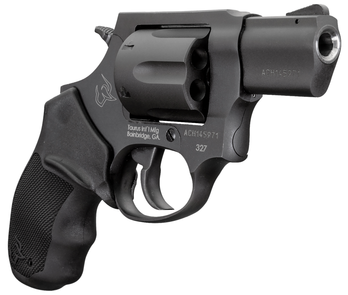 Taurus 327 Small Frame 327 Federal Mag 2" 6-Shot DA/SA Revolver - Matte Black — view 3