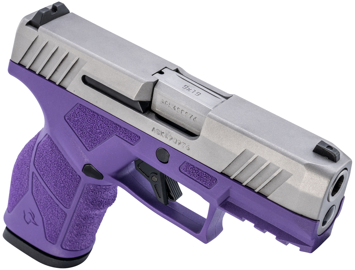 Taurus GX2 9mm Luger 3.37" 10+1 Semi-Auto Pistol - Dark Purple Polymer Frame / Stainless — view 3