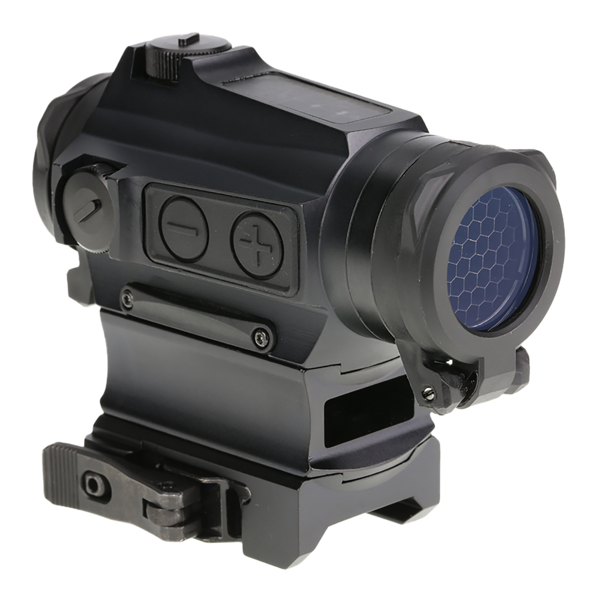 Holosun HE515CM-GR 1x 20mm 2 MOA Green Dot/65 MOA Circle Multi-Reticle Reflex Sight - Black Anodized — view 3