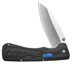 Camillus Inject 3.25" Folding Drop Point D2 Carbonitride Titanium Knife - Black Carbon Fiber Handle — view 3