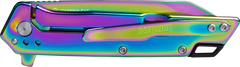 Kershaw Misdirect 1365RBW 3" Folding Reverse Tanto Plain 4Cr14 Polished Rainbow PVD Stainless Steel — view 3