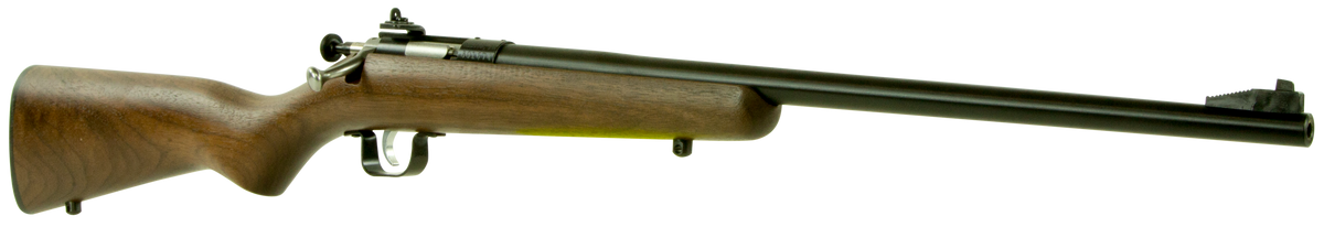 Crickett KSA2238 Youth 22 LR 16.12" 1-Rd Bolt Action Rifle - Walnut Stock — view 3