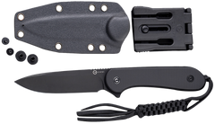 Civivi Knives Elementum 3.98" Fixed Plain Black Stonewashed D2 Steel Blade - Black G10 Handle — view 3