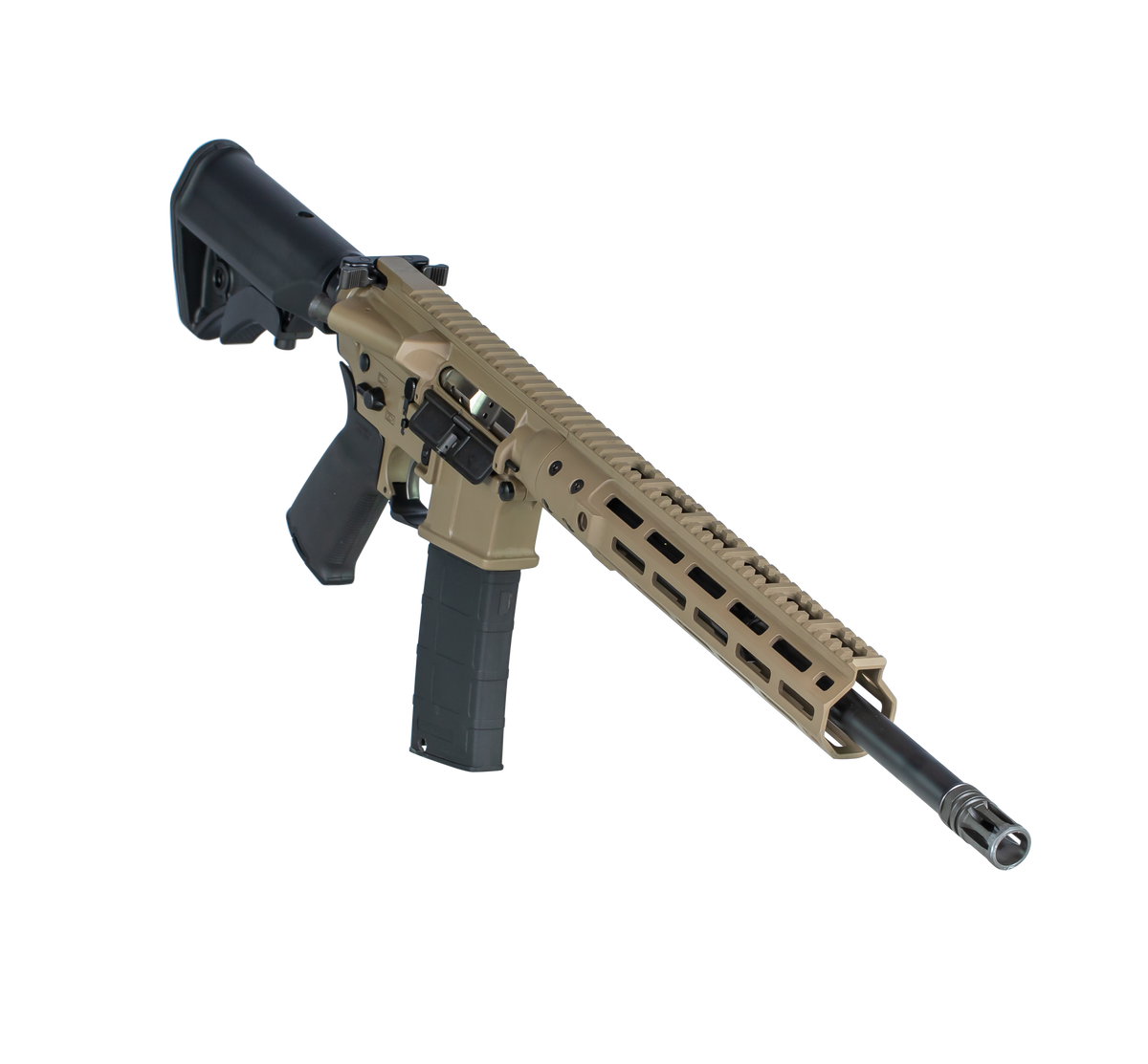 LWRC Individual Carbine DI 300 Blackout 16.10" 30+1 Semi-Auto Rifle - FDE — view 3