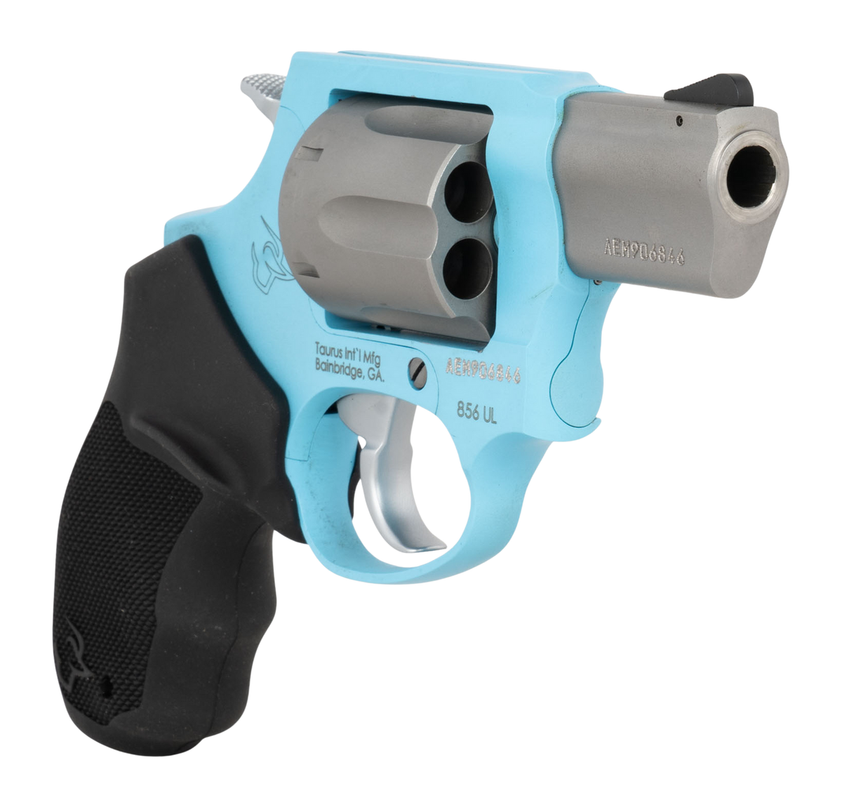 Taurus 856 Ultra-Lite 38 Special +P 2" 6-Shot DA/SA Revolver - Blue Raspberry Cerakote — view 3