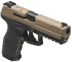 HK P30L V3 9mm Luger 4.45" 15+1 DA/SA Semi-Auto Pistol - FDE — view 3