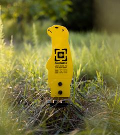 Caldwell AR500 Prairie Dog Auto Reset Rifle Steel Target - Yellow — view 3
