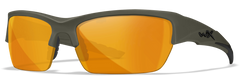 Wiley X WX Valor Smoke Gray/Clear/Light Rust Lens OD Green Frame Safety Glasses — view 3