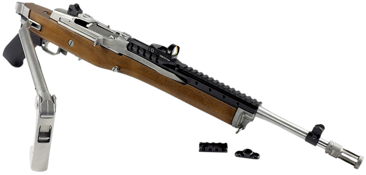 Samson Hannibal Rail Ruger Mini-14/Mini-30 2008+ 6061-T6 Aluminum - Natural Gray 0 MOA — view 3