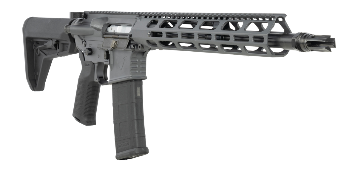 VKTR Industries VK-1 5.56 NATO 13.70" 30+1 Semi-Auto AR-15 Rifle - Sniper Gray Cerakote — view 3