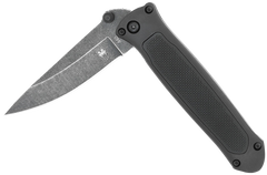 CobraTec Knives Quick Strike 3.25" Hidden Release Folding Drop Point Plain Stonewashed 440 SS G10 — view 3