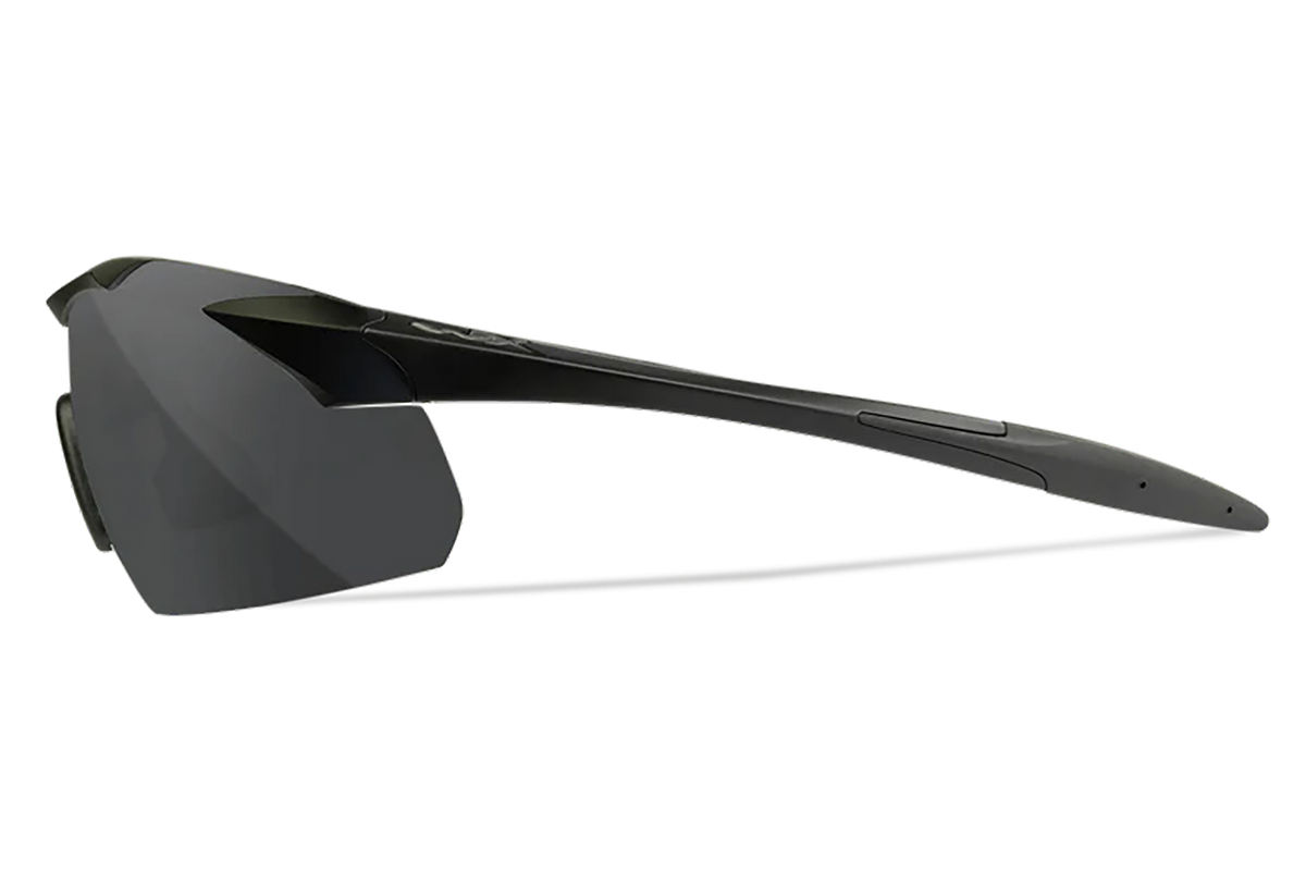 Wiley X Vapor Safety Glasses Smoke Gray/Clear/Light Rust Lenses - Matte Black Frame — view 3