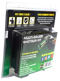 Clenzoil Field & Range Multi-Gauge Shotgun Cleaning Kit 12-Pc Black — view 3