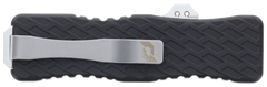 Schrade Uproar D/A OTF 3" Bayonet Plain Satin D2 Black Aluminum Handle — view 3