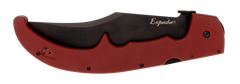 Cold Steel Espada XL 7.5" Folding Trailing Point Plain AUS-10A Ruby Red G10 Handle — view 3