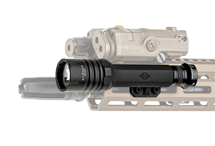 Reptilia Torch 6V/18650 M-LOK Light Body Left Side - Black Anodized — view 3