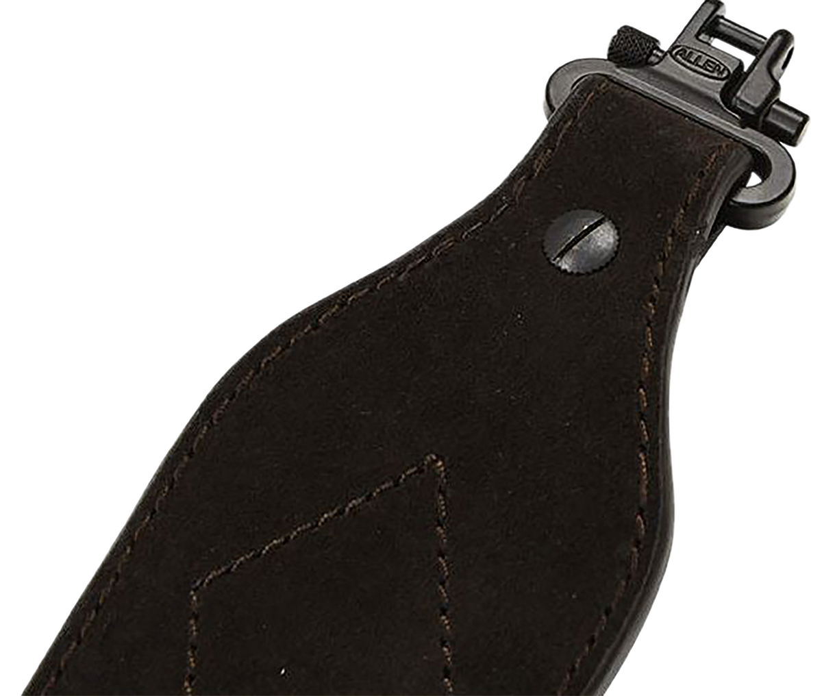 Allen 8140 Big Game Brown Leather/Suede Adjustable Rifle Sling w/Swivels — view 3