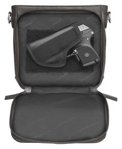 GTM GTM-201 Boho Mini Crossbody Concealed Carry Purse - Washable Black — view 3