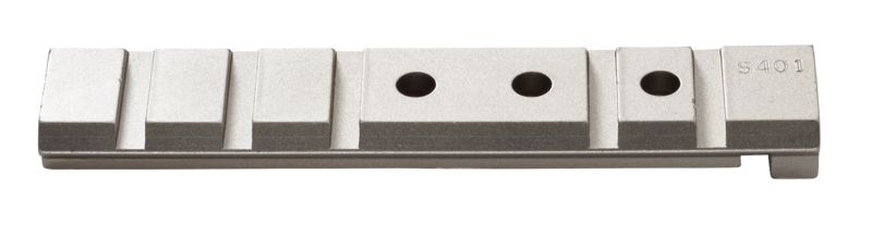 Weaver Mounts 48496 1-Piece Pistol Mount Base Silver Smith & Wesson X-Frame — view 3