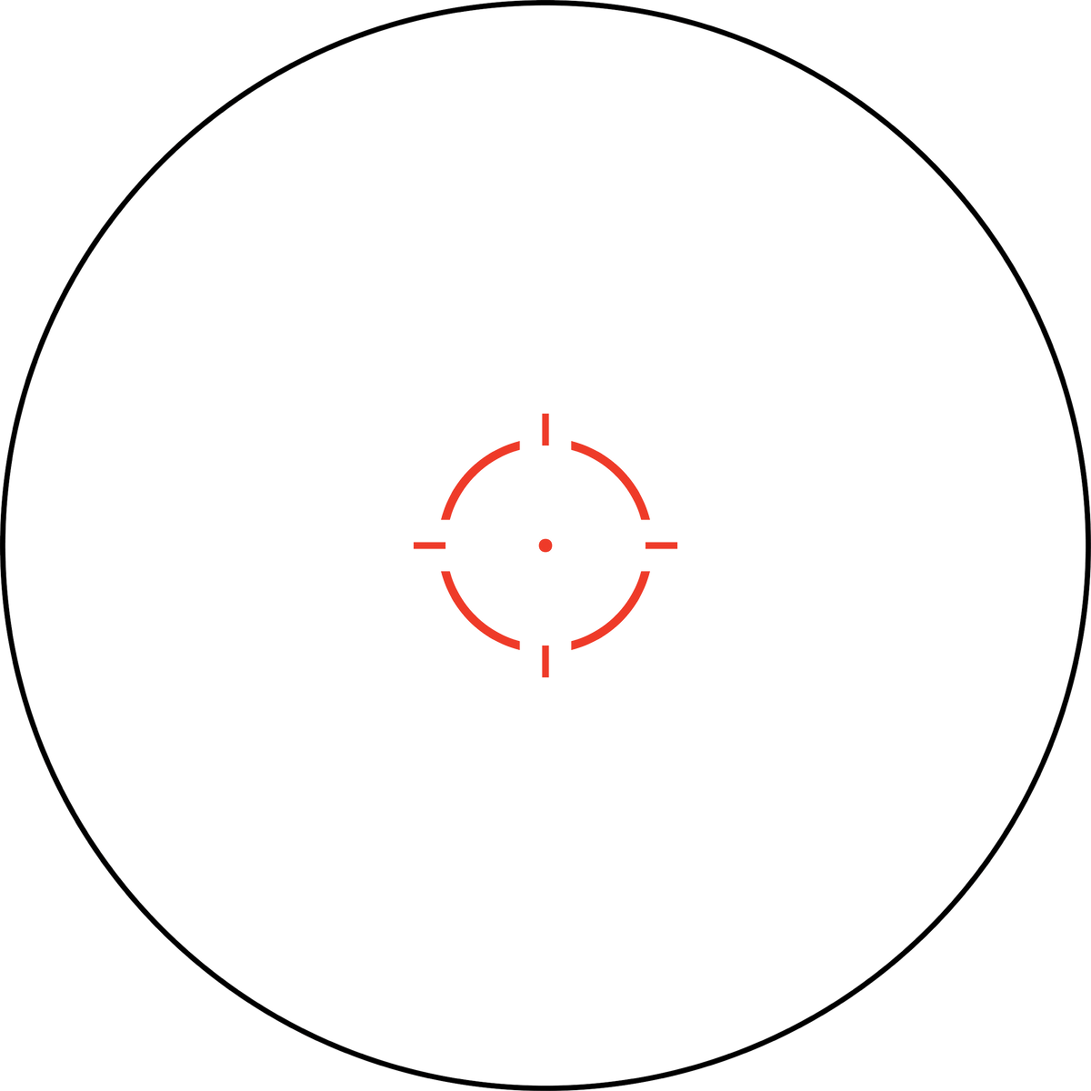 Trijicon MRO HD 1x25mm 2 MOA Red Dot/68 MOA Circle Multi Reticle Reflex Sight - Low Mount - Matte Black — view 3