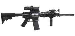 NcSTAR AARH AR-15 Vertical Grip 4.57" Aluminum Black - Weaver/Picatinny — view 3