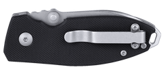 Columbia River 2474C Squid 2.27" Folding Drop Point Plain D2 Stonewash Black G10 Button Lock Knife — view 3