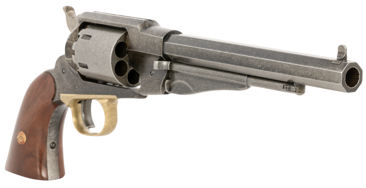 Pietta 1858 Old West 44 Cal 8" 6-Rd Revolver - Old Silver — view 3