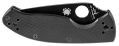 Spyderco Tenacious 3.39" Drop Point Plain Edge 8Cr13MoV Black G10 Folding Knife — view 3