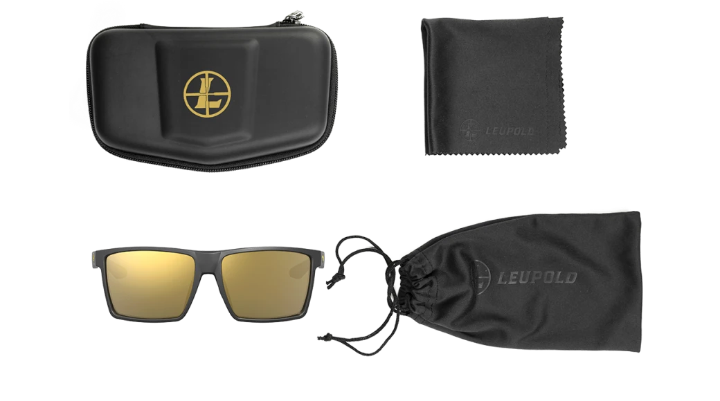 Leupold DeSoto Performance Eyewear Bronze Mirror Lens Matte Black Frame — view 3