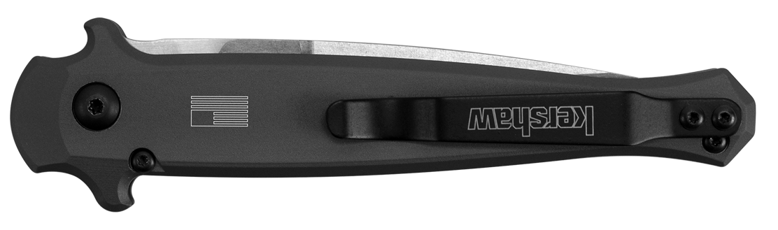 Kershaw Launch 8 3.5" Spear Point Plain Stonewashed CPM-154 Automatic Folding Knife — view 3