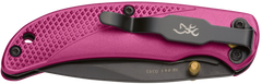 Browning Prism 3 2.38" 7Cr17MoV Folding Knife - Plum Aluminum Handle — view 3