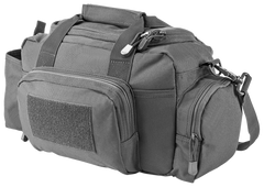 NcStar VISM Small Range Bag Urban Gray 12"x5"x7" PALS Webbing — view 3
