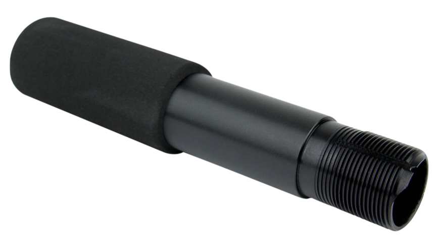 TacFire AR-15 Pistol Buffer Tube w/Foam Cover Matte Black Aluminum — view 3