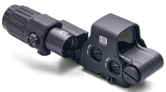EOTech HHS Green EXPS2 & G33 3x Magnifier 1 MOA Green Dot/68 MOA Ring Holographic Sight - Matte Black — view 3