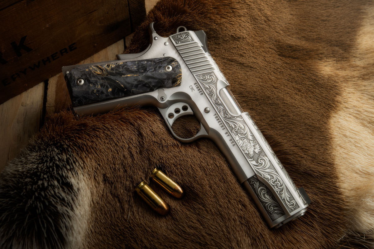 CNC Firearms Kimber 1911 Wildlife 45 ACP 5" 7+1 SAO Pistol - Limited Edition — view 3