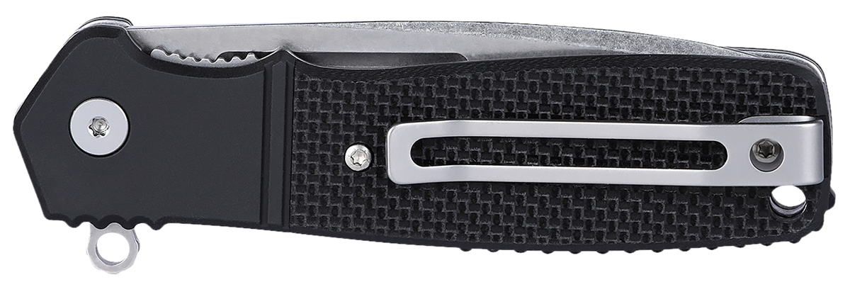 Columbia River K246KXP Homefront Compact 2.91" Folding S35VN Plain Stonewashed Drop Point Black G10 Handle — view 3