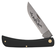 Case Sod Buster 3.70" Folding Skinner Plain Edge Tru-Sharp SS Black Synthetic Handle — view 3