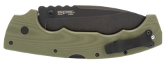 Cold Steel 5-Max 5" Folding Drop Point Plain S35VN Stonewashed Blade OD Green G10 Handle — view 3