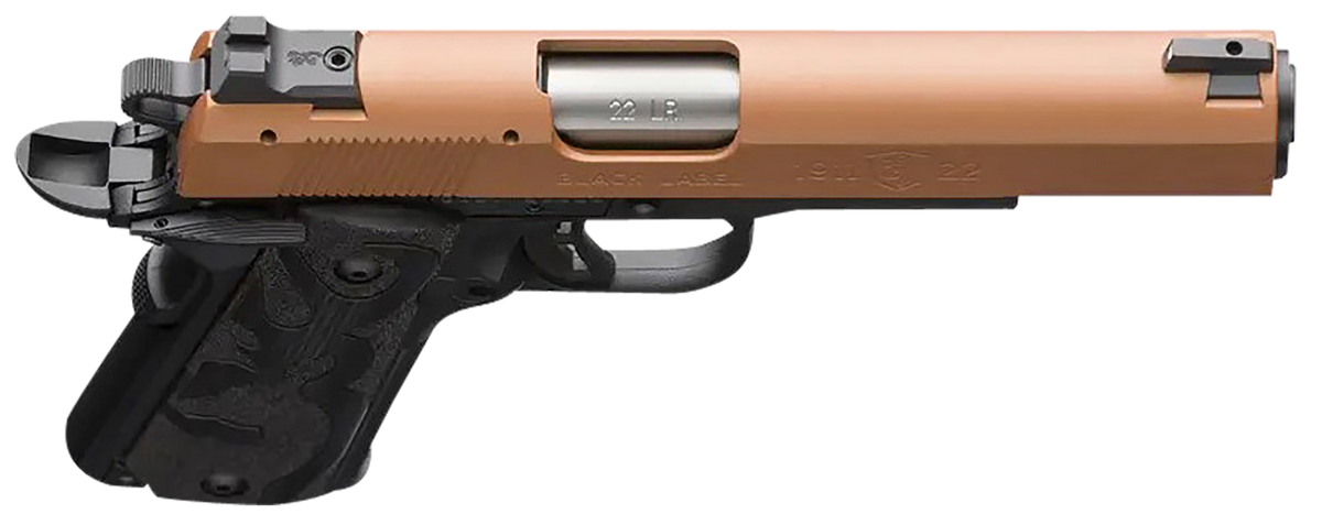Browning 1911 Black Label Full Size 22 LR 4.25" 10+1 Semi-Auto Pistol - Copper Cerakote — view 3