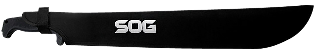S.O.G SOGfari 18" Machete 3Cr13MoV Black Powder Coated Kraton Handle w/ Sheath — view 3