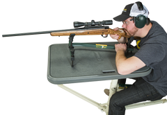 Caldwell 7-Rest 16-24" Vertical Adjustment Green Aluminum Gun Rest — view 3