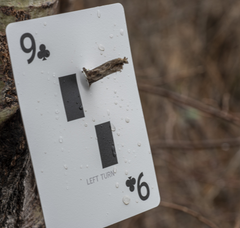 Ka-Bar 9914 Playing Cards Multi-Color 3.50" - Trail Markers — view 3